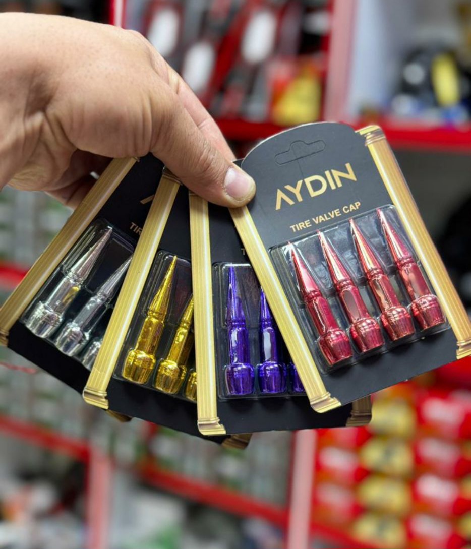 هر بسته ۴ عددی رنگ های آبی قرمز طلایی استیل