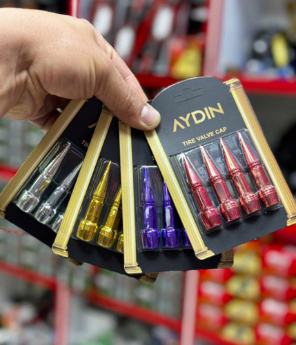 هر بسته ۴ عددی رنگ های آبی قرمز طلایی استیل